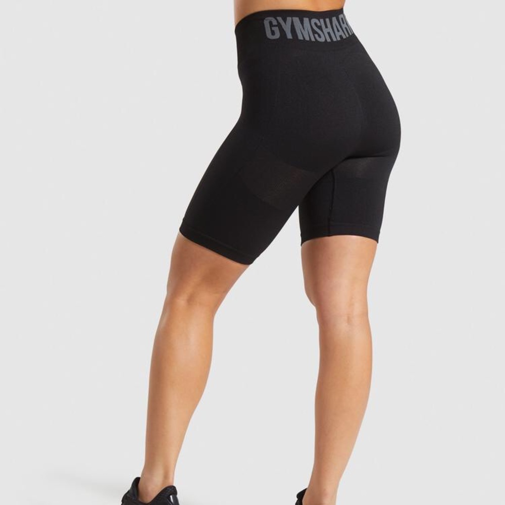 Gymshark Flex Cycling Shorts - Black Grey